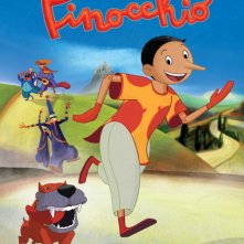 Pinocchio: la locandina italiana con Pinocchio che corre