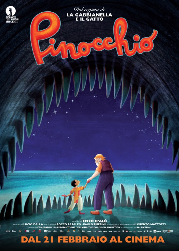 Pinocchio Nuova Locandina Italiana Per Il Film D Animazione Di Enzo D Alo 265976