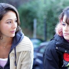 Buongiorno papà: Nicole Grimaudo e Rosabell Laurenti-Sellers in una scena