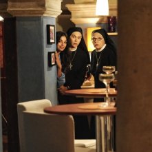 Che Dio ci aiuti 2: Elena Sofia Ricci, Francesca Chillemi e Valeria Fabrizi in una scena della fiction