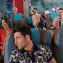 Gli amanti passeggeri: una foto dal set del film