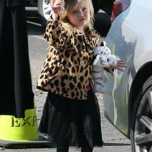 La piccola Vivienne Jolie Pitt nel febbraio 2013