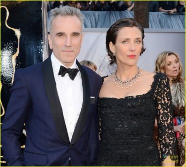 Oscar 2013: Daniel Day-Lewis con la moglia Rebecca Miller sul red carpet