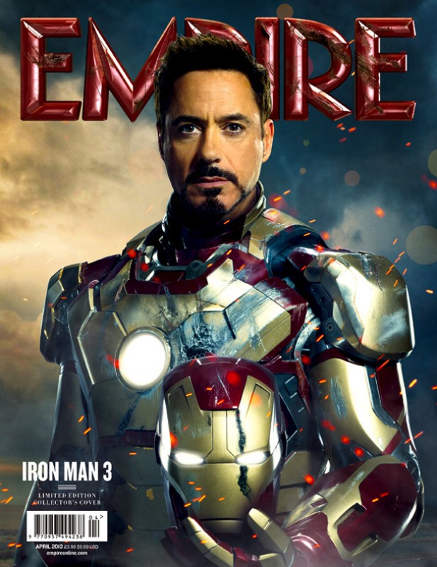 Iron Man 3 La Copertina Di Empire Dedicata A Robert Downey Jr Nei Panni Di Iron Man 266815