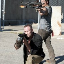 The Walking Dead: Norman Reedus e Michael Rooker in azione nell'episodio Giuda