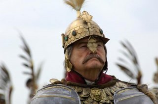 11 settembre 1683: Jerzy Skolimowski interpreta il Re Polacco Jan III Sobieski in una scena del film