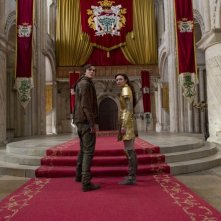 Il cacciatore di giganti: Nicholas Hoult e Eleanor Tomlinson in una scena