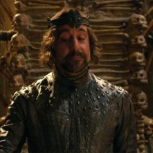 Il cacciatore di giganti: Stanley Tucci nei panni di Lord Roderick in una scena