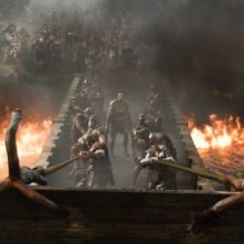 Il cacciatore di giganti: una scena d'azione infuocata tratta dal film diretto da Bryan Singer