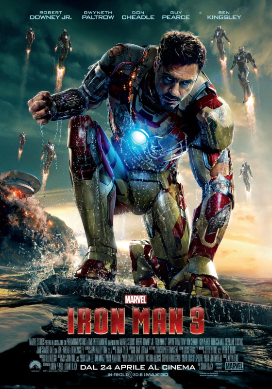 Iron Man 3 Character Poster Italiano Per Robert Downey Jr 267080