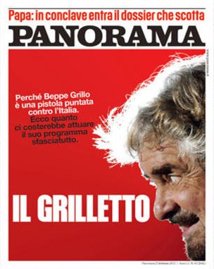 Beppe Grillo Sulla Cover Di Panorama Febbraio 2013 267114