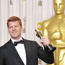 Oscar 2013: John Kahrs con la statuetta vinta per la regia di Paperman