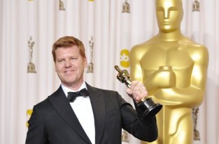 Oscar 2013: John Kahrs con la statuetta vinta per la regia di Paperman