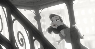 Paperman: Meg in una scena del cortometraggio animato
