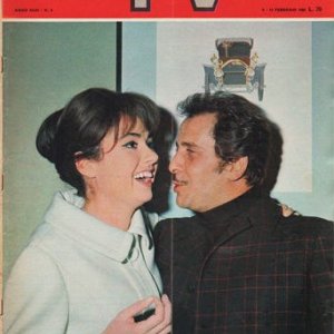 Sanremo 1966 - Cinquetti e Modugno sulla copertina di Tv Radiocorriere