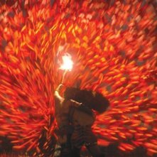 I Croods: Hip e Guy in una movimentata scena del film