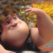 I Croods: il simpatico Tonco in una scena del film