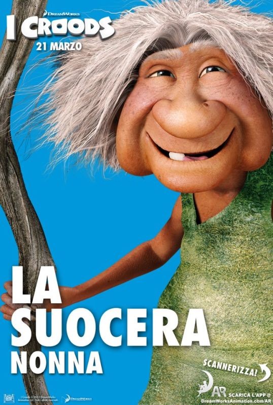 I Croods Nonna Nel Character Poster Italiano 267319