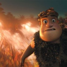I Croods Tonco Fugge Dal Fuoco In Una Scena Del Film 267362