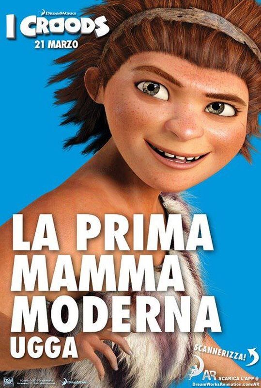 I Croods Ugga La Prima Mamma Moderna Nel Character Poster Italiano 267326