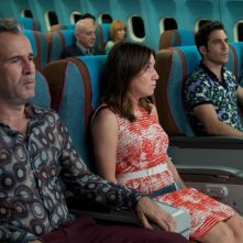 Gli amanti passeggeri: Lola Dueñas con Guillermo Toledo