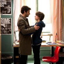 L'amore inatteso: Eric Caravaca con Quentin Grosset sono padre e figlio in una scena del film