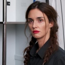 Paz Vega in una scena de Gli amanti passeggeri