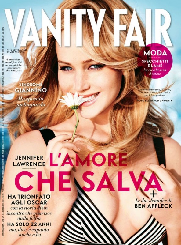 Copertina Di Vanity Fair Italia Con Jennifer Lawrence Marzo 2013 267758