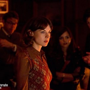 Doctor Who: Jessica Raine in una scena dell'episodio The Bells of St John