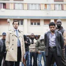 Due agenti molto speciali: Omar Sy e Laurent Lafitte in azione in una scena della commedia poliziesca