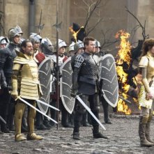 Il Cacciatore Di Giganti Ian Mcshane Ewan Mcgregor Nicholas Hoult E Eleanor Tomlinson In Una Scena 267753