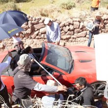 La Jaguar F-Type sul set del cortometraggio Desire, del 2013