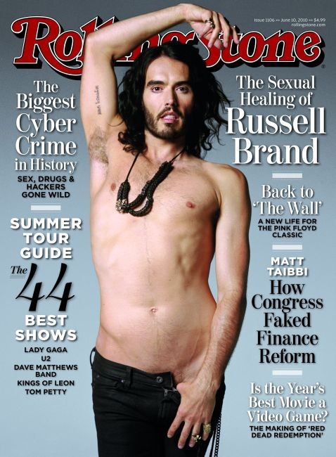 Russell Brand In Cover Su Rolling Stone 267895