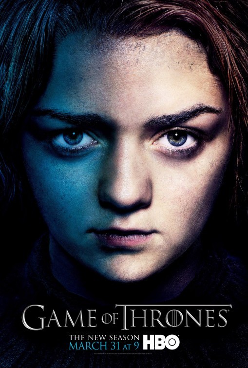 Game Of Thrones Character Poster Di Arya Per La Stagione 3 268056