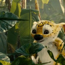 Marsupilami: il marsupilami, la mitica e dispettosa creatura dalla lunga coda, in una scena