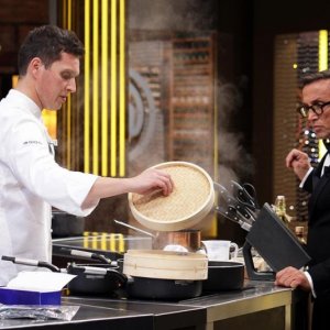 Masterchef 2: Maurizio Rosazza con Bruno Barbieri