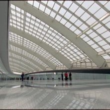 Quanto pesa il suo edificio, Mr. Foster?: una scena del documentario sull'architetto Norman Foster