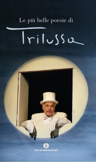 Trilussa: la copertina della riedizione delle poesie dell'autore con l'immagine di Michele Placido