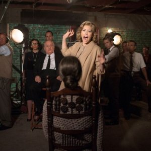 Anthony Hopkins e Jessica Biel in una scena di Hitchcock