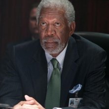 Attacco al potere - Olympus Has Fallen: Morgan Freeman nei panni del portavoce della Casa Bianca Martin Trumbull