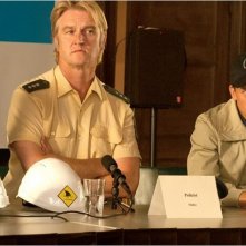 Hai Alarm am Müggelsee - Detlev Buck, Tom Schilling in una scena