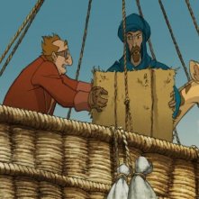 Le avventure di Zarafa - Giraffa Giramondo: un'immagine in aria del film d'animazione