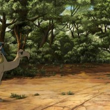 Le avventure di Zarafa - Giraffa Giramondo: una scena tratta dal film d'animazione