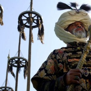 11 settembre 1683: Enrico Lo Verso in una scena nei panni di Karà Mustafà