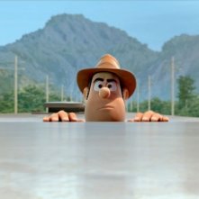 Le avventure di Taddeo l'esploratore: Taddeo arriva nella città Inca in una scena del film