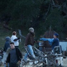 Le streghe di Salem: il regista Rob Zombie in un'immagine dal set del film