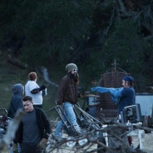 Le streghe di Salem: il regista Rob Zombie in un'immagine dal set del film