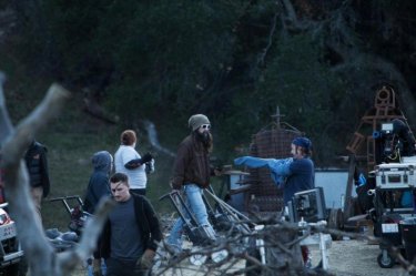 Le streghe di Salem: il regista Rob Zombie in un'immagine dal set del film