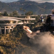 Iron Man 3: una scena in volo tratta dal film