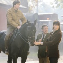 Jappeloup: Guillaume Canet in una scena del film con Daniel Auteuil e Marina Hands